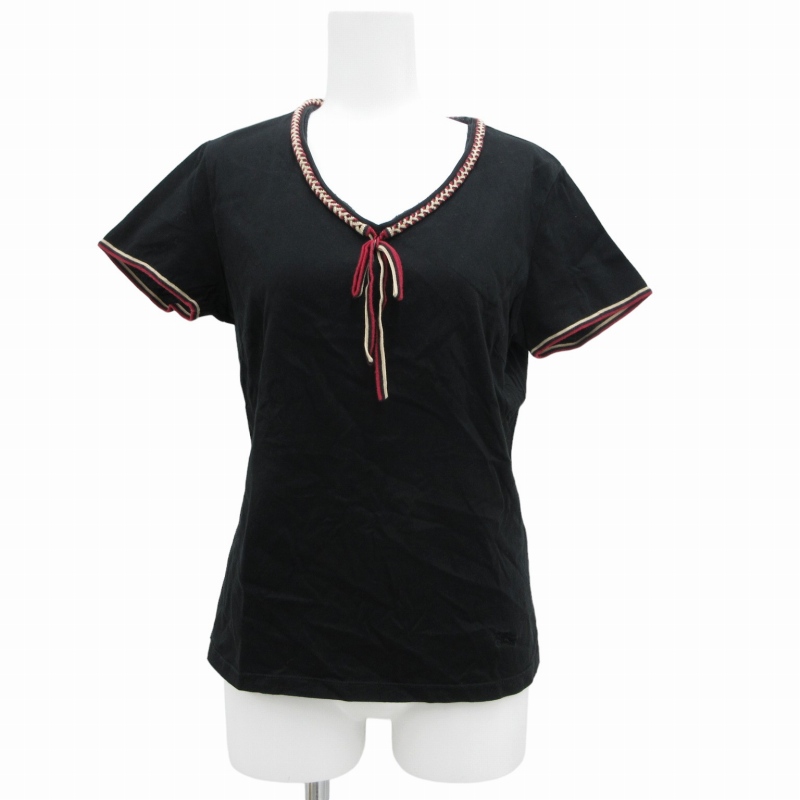 バーバリーロンドン　ロゴ半袖Tシャツ　ブラック　S バーバリー バーバリーロンドン 半袖Tシャツ Tシャツ ロゴT