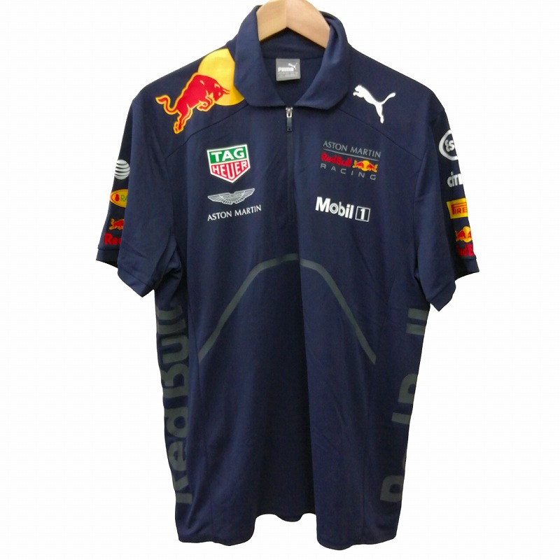 プーマ PUMA ×REDBULL レッドブル レーシング ハーフジップシャツ 