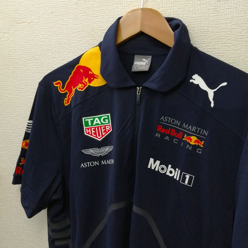 プーマ PUMA ×REDBULL レッドブル レーシング ハーフジップシャツ 