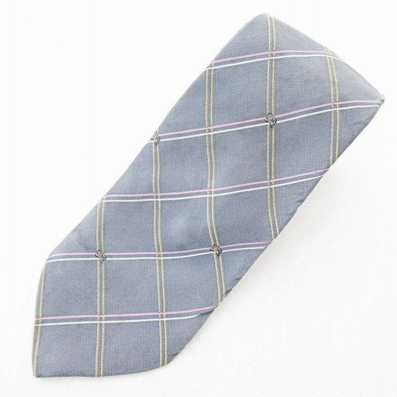 全国無料，最新作 BURBERRY ネクタイ チェック柄 バーバリー USED 中古