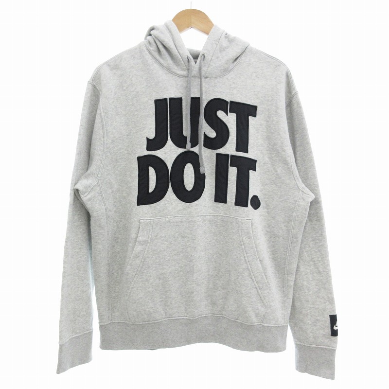 ナイキ NIKE パーカー フーディ プルオーバー JUST DO IT! ワッペン L
