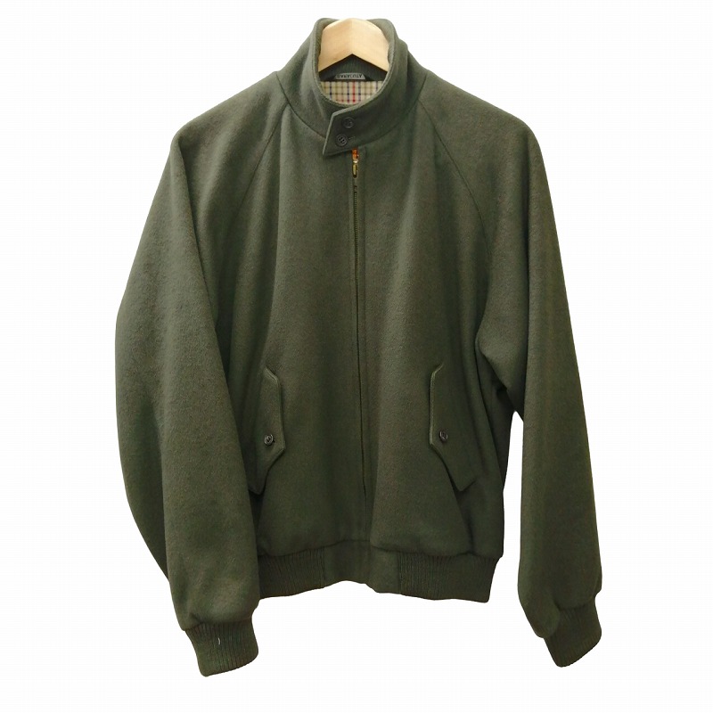 バラクータ BARACUTA 美品 90s ハリントンジャケット カシミヤ混 