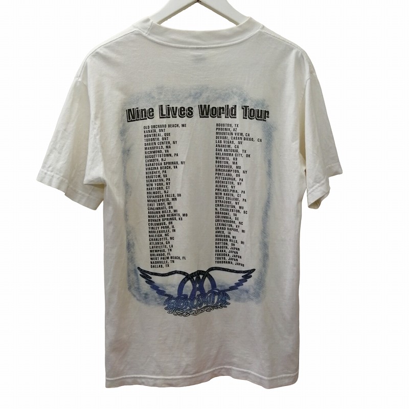 バンドT】Aerosmith エアロスミス ツアーT nine lives 90年代