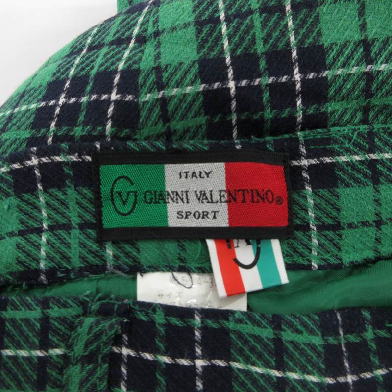 【関税込み】Valentino グリーン ウール トラウザーズ トラベルウールトラウザー（Dark Stone Melange）| Sunspel