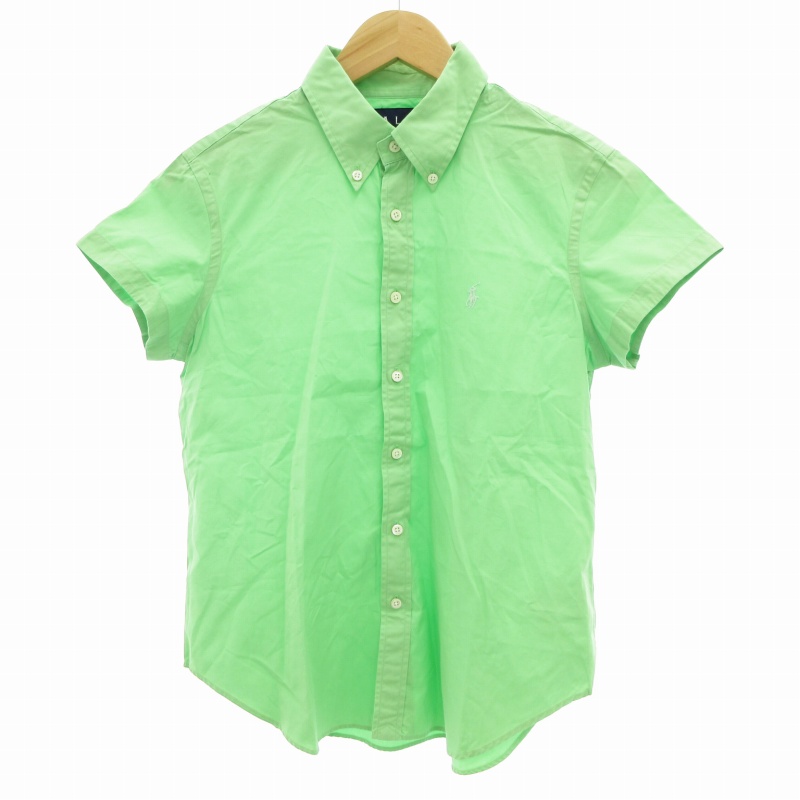 ラルフローレン RALPH LAUREN ボタンダウンシャツ 半袖 ロゴ刺繍 150cm