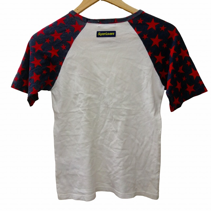 スーパーラヴァーズ SUPER LOVERS 90s ラグランカットソー Y2K Tシャツ  