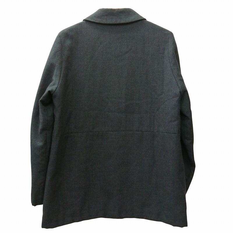 バレンシアガ BALENCIAGA ジャケット ステンカラー 48 黒 ブラック /KH ■CA16 メンズ バレンシアガ BALENCIAGA ジャケット ステンカラー ジップアップ 七分