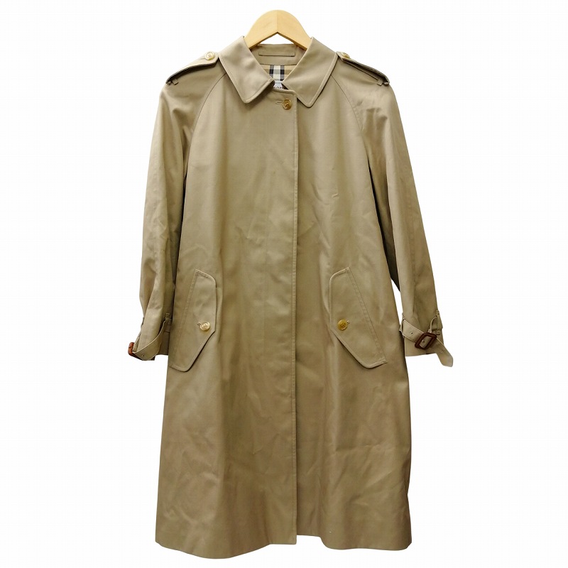 バーバリー　Burberry トレンチコート　白タグ　ベルト付き　ベージュ BURBERRY(バーバリー)年代別タグ解説。トレンチコートの魅力もご