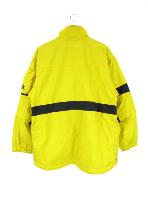 ナイキ NIKE ACG ナイロンジャケット 長袖 刺繍 ロゴ 黄色 イエロー 紺