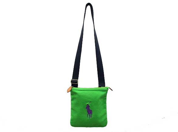 ラルフローレン RALPH LAUREN キャンバス ショルダーバッグ ポシェット 