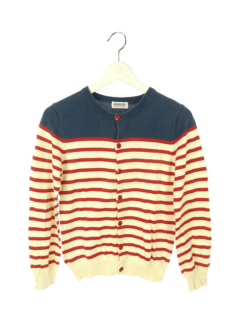 ビームスボーイ Beams Boy カーディガン ニット 長袖 ボーダー ブルー アイボリー レッド 青 白 赤 トップス レディース 051 ベクトルパーク ビームスボーイ Beams Boy カーディガン ニット 長袖 ボーダー ブルー アイボリー レッド 青 白 赤 トップス レディース 051 ベクトルパーク
