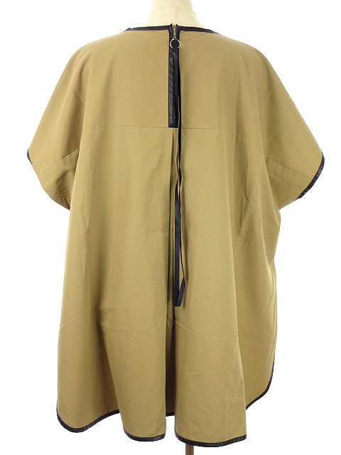 アドーア Adore ファンクショナル オックス ブラウス 38 ベージュ 19ss トップス カットソー プルオーバー パイピング レディース 051 ベクトルパーク