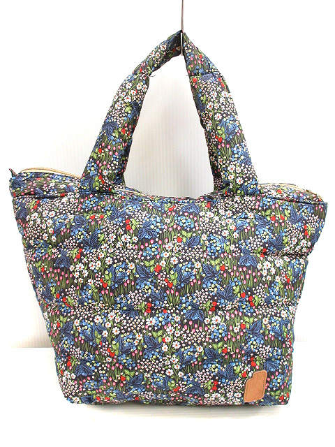 ルートート Rootote フェザールー ホールマーク 花柄 ダウン トート バッグ ハンド 手提げ マルチカラー 総柄 かばん 鞄 レディース 051 ベクトルパーク