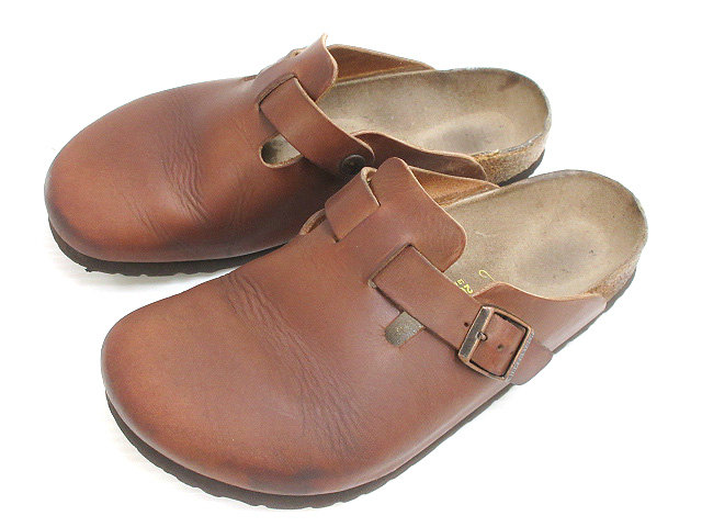 ビルケンシュトック Birkenstock Boston ボストン サンダル 靴 シューズ レザー 本革 26 茶色 ブラウン メンズ 051 ベクトルパーク