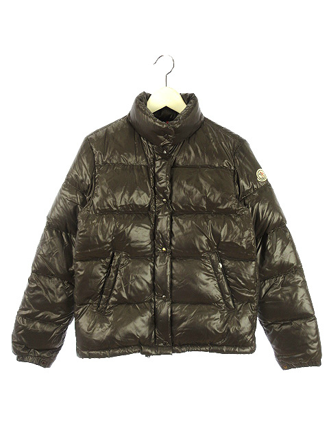 モンクレール MONCLER ダウン ジャケット 0 ダークブラウン こげ茶 