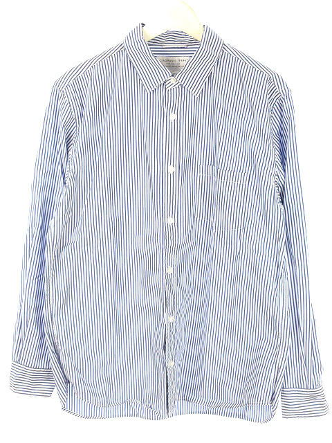 チャオパニック ティピー Ciaopanic Typy ストライプ シャツ L ネイビー系 ホワイト 長袖 トップス メンズ 051 ベクトルパーク