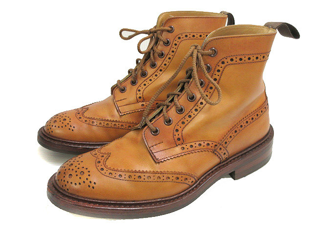 トリッカーズ Tricker S Malton カントリーブーツ M2508 レースアップ レザー 7 5 茶色系 ブラウン系 ダイナイトソール 靴 シューズ 本革 メンズ 051 ベクトルパーク