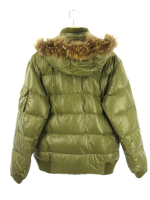 マーモット Marmot ダウン ジャケット ラクーンファー M カーキ 緑 アウター 上着 メンズ 051 ベクトルパーク