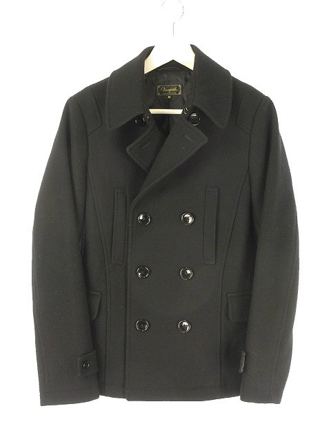 ヴァンキッシュ Vanquish メルトンショートpコート Vjj6036 ピーコート M 黒 ブラック アウター 長袖 メンズ 051 ベクトルパーク