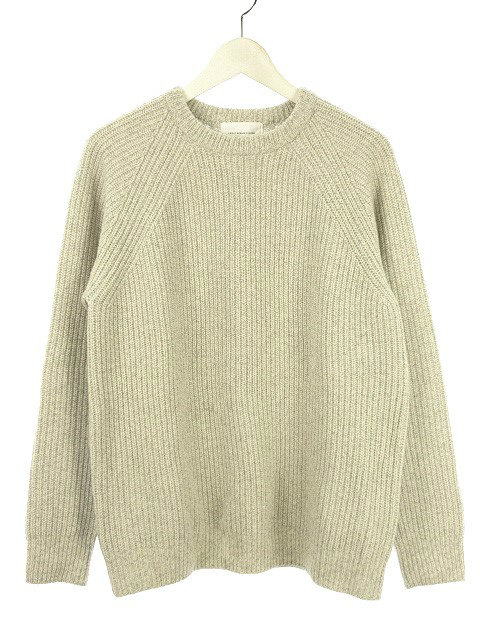 アーバンリサーチ ドアーズ Urban Research Doors メランジ 畦 クルーネック ニット 38 ライトグレー系 セーター ウール トップス 長袖 メンズ 051 ベクトルパーク