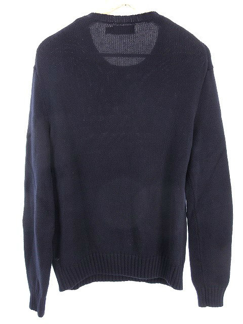 ラルフローレン　正規品　ニット　セーター　ポロベア　星条旗　ネイビー　美品 ラルフローレン 星条旗 ニット セーター S ネイビー アメリカ柄 ralph