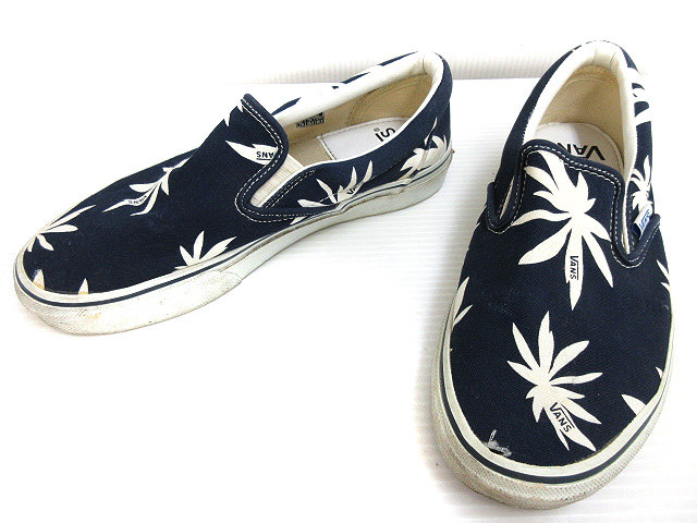 バンズ Vans サマーリーフ柄 クラッシック スリッポン 25 25 5 ネイビー ホワイト 紺 白 V98r 5193 0005 スニーカー シューズ 靴 レディース 051 ベクトルパーク バンズ Vans サマーリーフ柄 クラッシック スリッポン 25 25 5 ネイビー ホワイト 紺 白 V98r 5193 0005 スニーカー シューズ 靴 レディース 051 ベクトルパーク