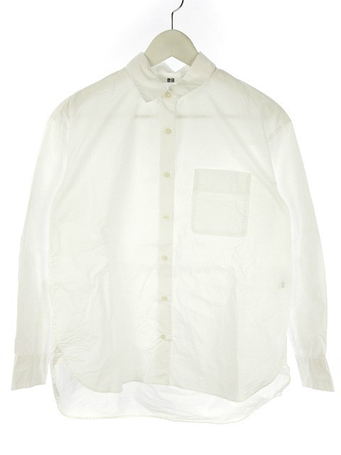 ユニクロ Uniqlo シャツ ブラウス S オフホワイト 白 長袖トップス トップス レディース 051 ベクトルパーク ユニクロ Uniqlo シャツ ブラウス S オフホワイト 白 長袖トップス トップス レディース 051 ベクトルパーク