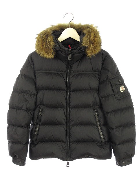 モンクレール Moncler ダウン ジャケット コヨーテ ファー Marque マルク 0 ブラック 黒 アウター 上着 メンズ 051 ベクトルパーク