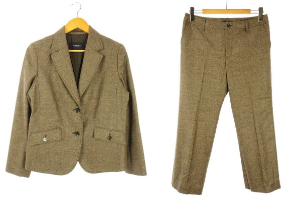 バーバリー ロンドン BURBERRY LONDON ツイード セットアップ パンツ  