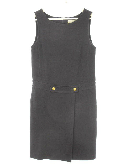 ジュンコシマダ Junko Shimada Js ウール ノースリーブ ワンピース 38 ダークネイビー レディース 051 ベクトルパーク