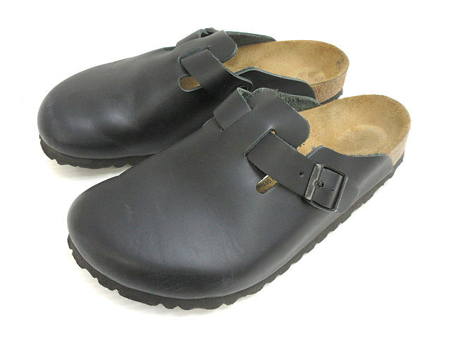 ビルケンシュトック Birkenstock Boston ボストン サンダル レザー 本革 26 黒 ブラック 靴 シューズ メンズ 051 ベクトルパーク