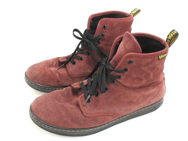 ドクターマーチン Dr Martens Shoreditch ブーツ 7ホール スウェード Us10 赤 レッド 靴 シューズ メンズ 051 ベクトルパーク