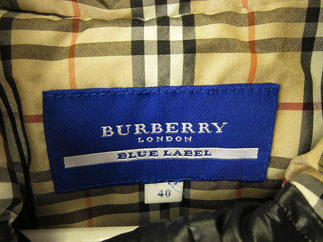バーバリーブルーレーベル BURBERRY BLUE LABEL ダウン