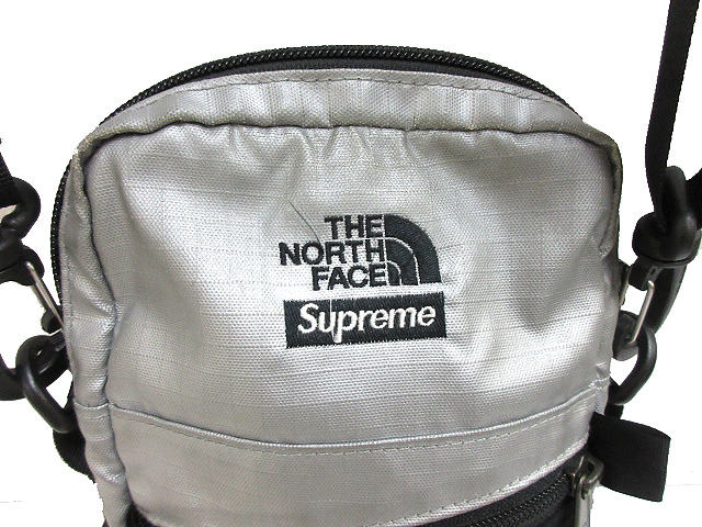 シュプリーム SUPREME × THE NORTH FACE ノースフェイス シルバー  
