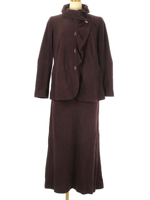 レーヴドゥミヤコ Reve de MIYACO ブークレ ウール セットアップ  