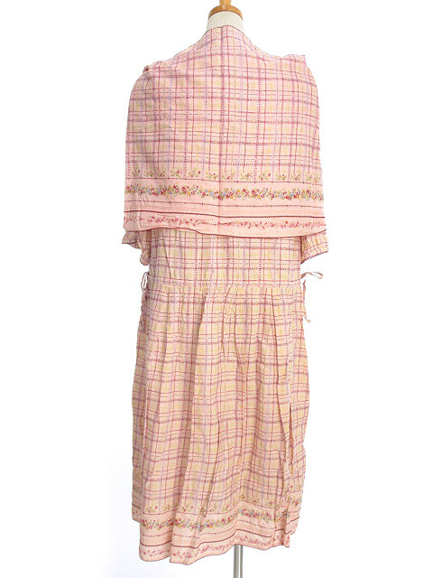 特別価格 ワンピース(スカーフ付き) HOUSE PINK - ロングワンピース