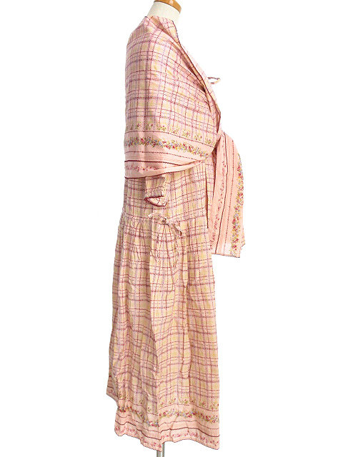特別価格 ワンピース(スカーフ付き) HOUSE PINK - ロングワンピース