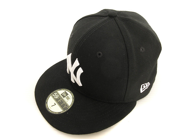 ニューエラ New Era 59fifty キャップ ニューヨーク ヤンキース ウール 55 8cm ブラック ホワイト 黒 白 帽子 ヘッドウェア メンズ レディース 051 ベクトルパーク