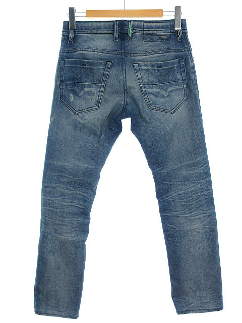 ディーゼル DIESEL スリム スキニー デニム パンツ 29 ダメージ 