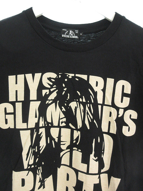 ヒステリックグラマー HYSTERIC GLAMOUR WILD PARTY プリント Tシャツ ヒステリックグラマー HYSTERIC GLAMOUR WILD PARTY プリント Tシャツ