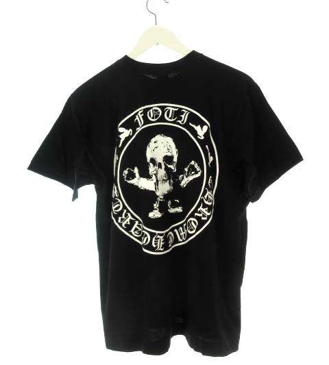 クロムハーツ CHROME HEARTS フォティ Tシャツ スカル クロス プリント 