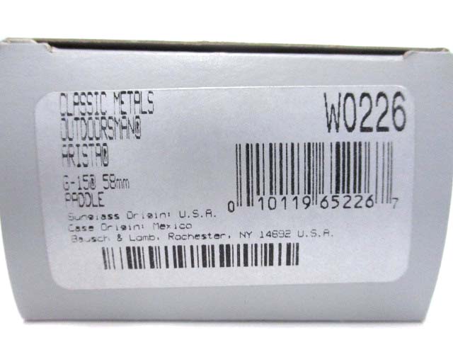 レイバン RAY BAN B&L アウトドアーズマン クラシックメタル USA製