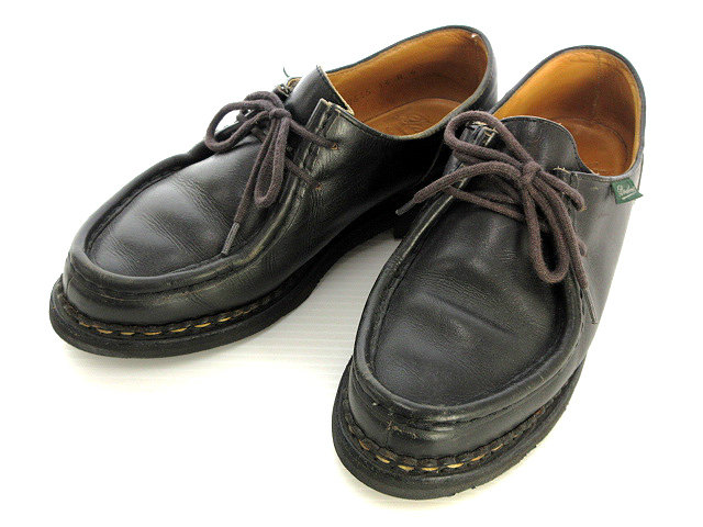 パラブーツ Paraboot チロリアン シューズ Michael ミカエル 4 ブラック 黒 革靴 レディース 051 ベクトルパーク