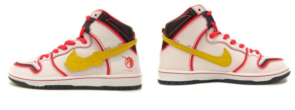 未使用品 ナイキ NIKE SB DUNK HI PRO QS GUNDAM UNICORN white 