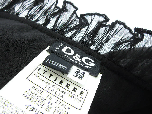ディー&ジー ドルガバ ドルチェ&ガッバーナ D&G シルク ブラウス