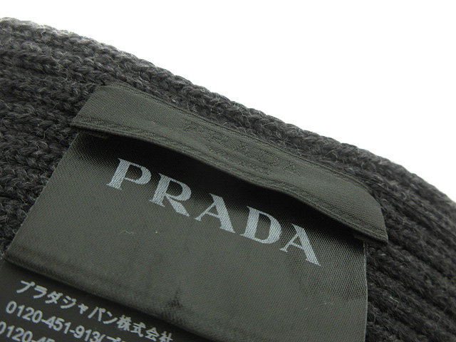 PRADA SPORTS リブウールマフラー