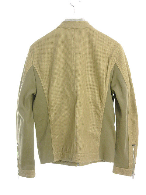 ディーゼル DIESEL パンチング レザー シングル ライダース ジャケット 