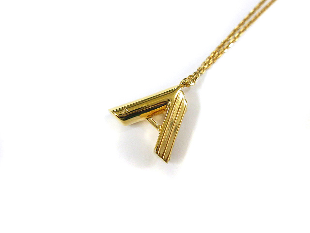 ルイヴィトン LOUIS VUITTON ネックレス LV & ME A イニシャル