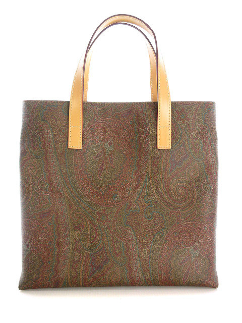 エトロ Etro ペイズリー トート バッグ 22ss ブラウン 茶 Shopping Book Paisley Classico かばん ハンドバッグ 手持ち鞄 メンズ レディース 051 ベクトルパーク
