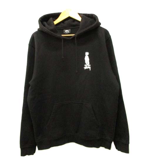 ステューシー STUSSY スウェット パーカー シャドーマン 両面プリント  